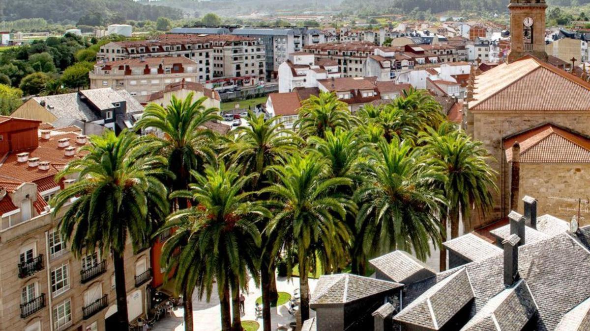 Apartamento Carrera Daire Caldas De Reis Dış mekan fotoğraf